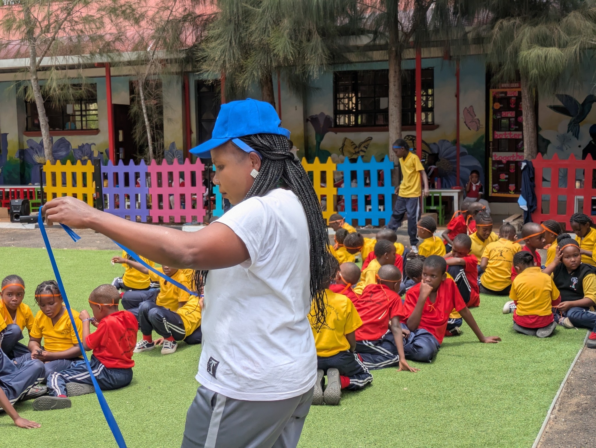 Students engaged in CBC activities at St. Philip Neri School (spns) Joska